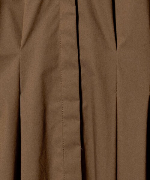 green label relaxing（グリーンレーベルリラクシング）の「シャツ襟 フィット＆フレア タックスリーブ ワンピース（シャツワンピース・レディース・ダークブラウン/ネイビー・FREE）」の20枚目の写真