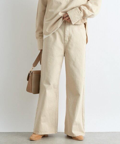 RIVE DROITE(リヴドロワ)の「【MONN.:.(モン)】バギーデニムパンツ(デニムパンツ・レディース・ブルー/ベージュ・38/36/34)」の2枚目の写真