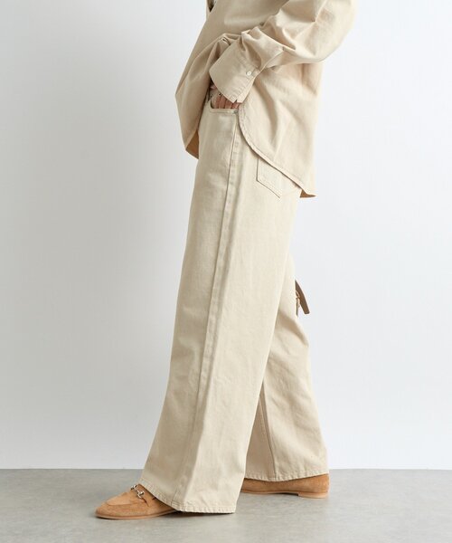 RIVE DROITE(リヴドロワ)の「【MONN.:.(モン)】バギーデニムパンツ(デニムパンツ・レディース・ブルー/ベージュ・38/36/34)」の7枚目の写真