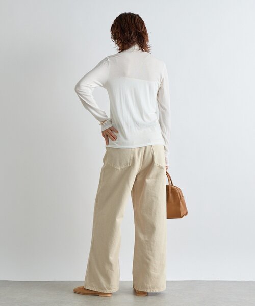 RIVE DROITE(リヴドロワ)の「【MONN.:.(モン)】バギーデニムパンツ(デニムパンツ・レディース・ブルー/ベージュ・38/36/34)」の11枚目の写真