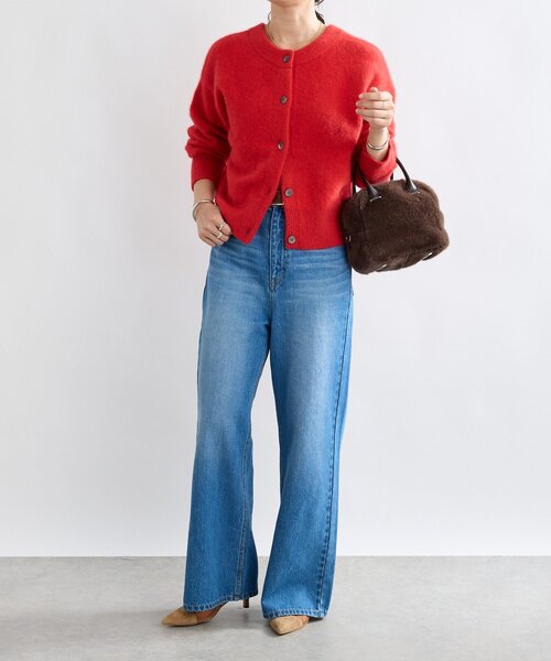 RIVE DROITE(リヴドロワ)の「【MONN.:.(モン)】バギーデニムパンツ(デニムパンツ・レディース・ブルー/ベージュ・38/36/34)」の14枚目の写真