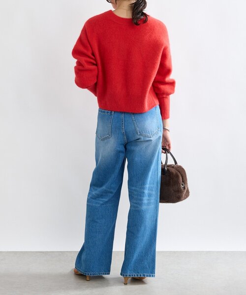 RIVE DROITE(リヴドロワ)の「【MONN.:.(モン)】バギーデニムパンツ(デニムパンツ・レディース・ブルー/ベージュ・38/36/34)」の16枚目の写真