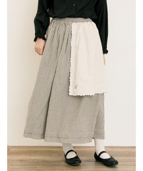 Samansa Mos2（サマンサ モスモス）の「刺繍クロス付きスカート（スカート・レディース・ブルー/チャコールグレー/ブラック/ベージュ・F）」の19枚目の写真