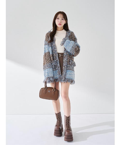 DDロゴレザーハンドバッグ（ハンドバッグ）｜Darich（ダーリッチ）の