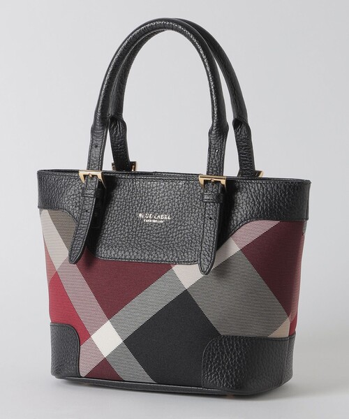BLUE LABEL CRESTBRIDGE チェック柄ハンドバッグ 10th ANNIVERSARY】クレストブリッジチェックビエラミニトート