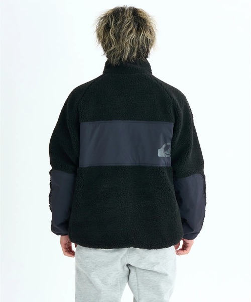 Quiksilver(クイックシルバー)の「BOA JACKET /クイックシルバーモコモコボアブルゾン(ブルゾン・メンズ・ホワイト/ブラック/カーキ/ベージュ・MEDIUM/LARGE/X-LARGE/SMALL)」の12枚目の写真