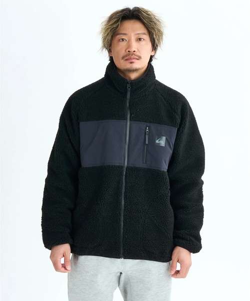 Quiksilver(クイックシルバー)の「BOA JACKET /クイックシルバーモコモコボアブルゾン(ブルゾン・メンズ・ホワイト/ブラック/カーキ/ベージュ・MEDIUM/LARGE/X-LARGE/SMALL)」の13枚目の写真