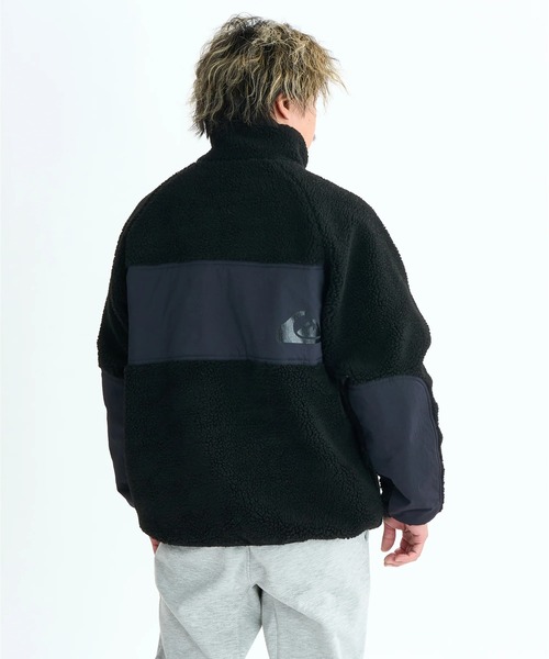 Quiksilver(クイックシルバー)の「BOA JACKET /クイックシルバーモコモコボアブルゾン(ブルゾン・メンズ・ホワイト/ブラック/カーキ/ベージュ・MEDIUM/LARGE/X-LARGE/SMALL)」の14枚目の写真