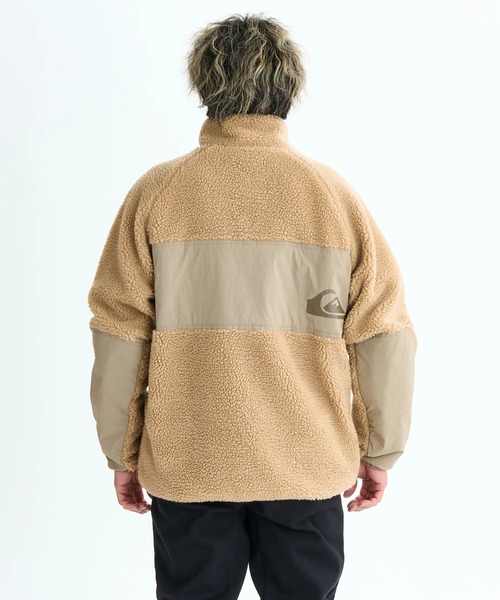 Quiksilver(クイックシルバー)の「BOA JACKET /クイックシルバーモコモコボアブルゾン(ブルゾン・メンズ・ホワイト/ブラック/カーキ/ベージュ・MEDIUM/LARGE/X-LARGE/SMALL)」の15枚目の写真