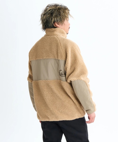 Quiksilver(クイックシルバー)の「BOA JACKET /クイックシルバーモコモコボアブルゾン(ブルゾン・メンズ・ホワイト/ブラック/カーキ/ベージュ・MEDIUM/LARGE/X-LARGE/SMALL)」の17枚目の写真