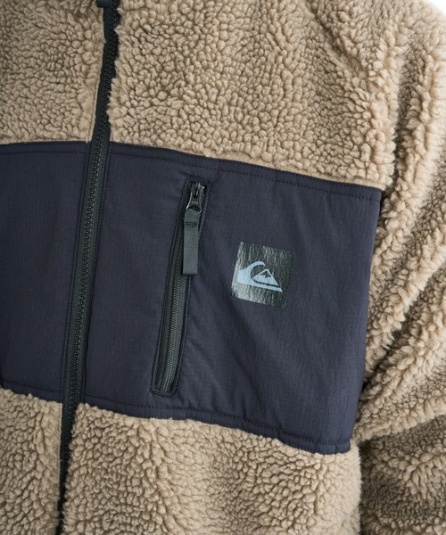 Quiksilver(クイックシルバー)の「BOA JACKET /クイックシルバーモコモコボアブルゾン(ブルゾン・メンズ・ホワイト/ブラック/カーキ/ベージュ・MEDIUM/LARGE/X-LARGE/SMALL)」の19枚目の写真