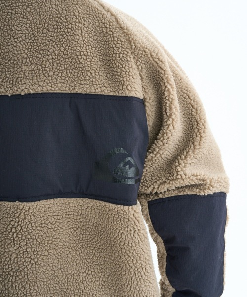 Quiksilver(クイックシルバー)の「BOA JACKET /クイックシルバーモコモコボアブルゾン(ブルゾン・メンズ・ホワイト/ブラック/カーキ/ベージュ・MEDIUM/LARGE/X-LARGE/SMALL)」の22枚目の写真