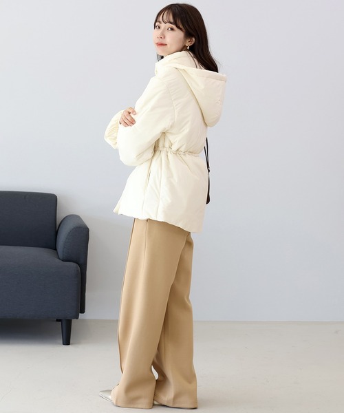 ドロスト中綿パデットコート（ナイロンジャケット）｜Aletta vita