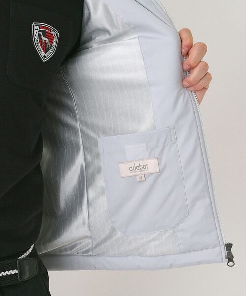 セール】ニットコンビパデットブルゾン（ブルゾン）｜adabat