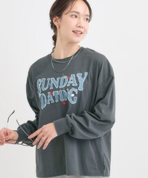 Cutie Blonde | 選べる3柄 刺繍アソートロンT(Tシャツ/カットソー)