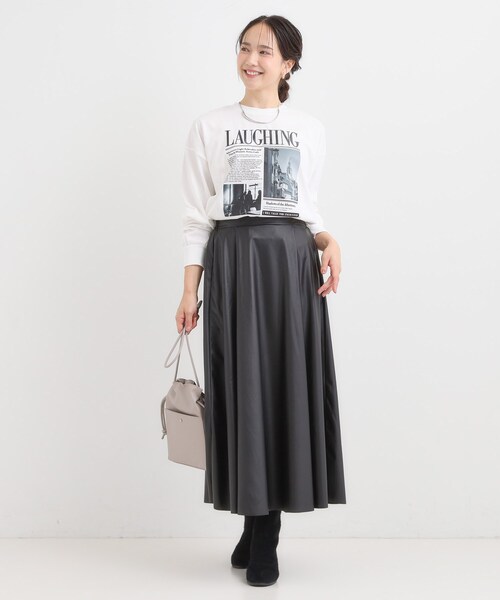 Cutie Blonde（キューティーブロンド）の「選べる3柄 刺繍アソートロンT（Tシャツ/カットソー・レディース・ホワイト系1/ピンク系3/ブラック系/ホワイト系3/ブラウン系その他2/チャコールグレー・00）」の18枚目の写真