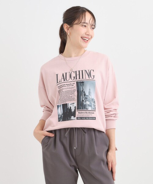 Cutie Blonde（キューティーブロンド）の「選べる3柄 刺繍アソートロンT（Tシャツ/カットソー・レディース・ホワイト系1/ピンク系3/ブラック系/ホワイト系3/ブラウン系その他2/チャコールグレー・00）」の16枚目の写真