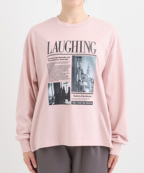 Cutie Blonde（キューティーブロンド）の「選べる3柄 刺繍アソートロンT（Tシャツ/カットソー・レディース・ホワイト系1/ピンク系3/ブラック系/ホワイト系3/ブラウン系その他2/チャコールグレー・00）」の12枚目の写真