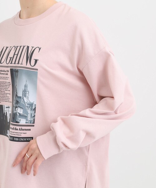 Cutie Blonde（キューティーブロンド）の「選べる3柄 刺繍アソートロンT（Tシャツ/カットソー・レディース・ホワイト系1/ピンク系3/ブラック系/ホワイト系3/ブラウン系その他2/チャコールグレー・00）」の8枚目の写真