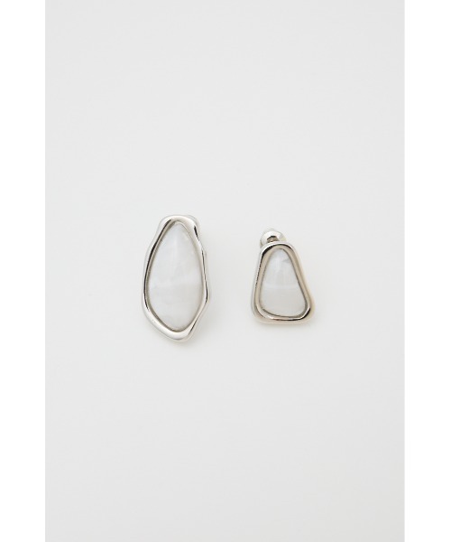 MOUSSY（マウジー）の「CLEAR MARBLE ピアス（ピアス（両耳用）・レディース・ゴールド/シルバー・FREE）」の2枚目の写真