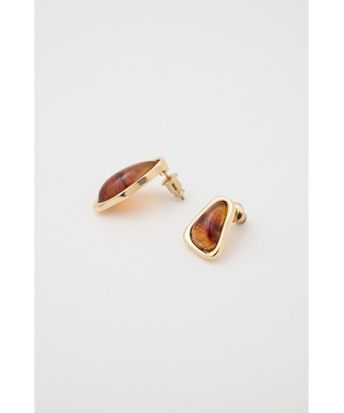 MOUSSY（マウジー）の「CLEAR MARBLE ピアス（ピアス（両耳用）・レディース・ゴールド/シルバー・FREE）」の4枚目の写真