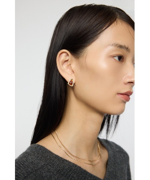 MOUSSY（マウジー）の「CLEAR MARBLE ピアス（ピアス（両耳用）・レディース・ゴールド/シルバー・FREE）」の9枚目の写真