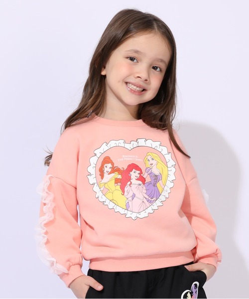 ディズニー プリンセス / 裏起毛袖チュールトレーナー 1101K