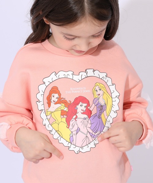 ディズニー プリンセス / 裏起毛袖チュールトレーナー 1101K