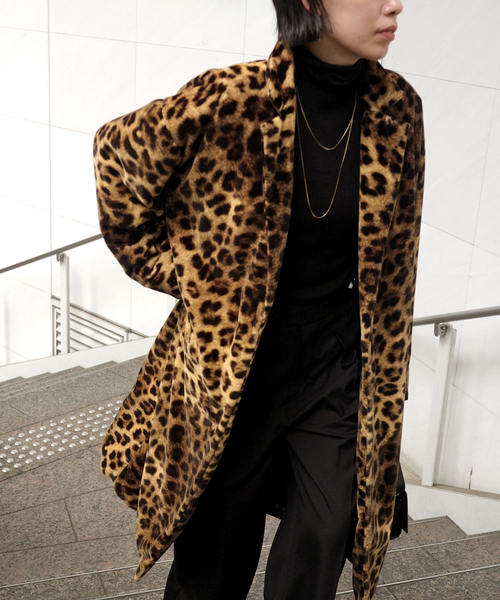 AP STUDIO（エーピーストゥディオ）の「レオパードコート（チェスターコート・レディース・キャメル・FREE）」の22枚目の写真