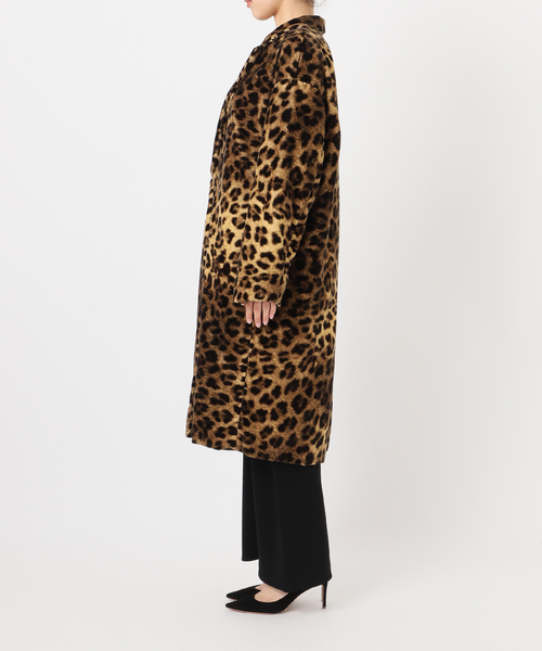AP STUDIO（エーピーストゥディオ）の「レオパードコート（チェスターコート・レディース・キャメル・FREE）」の10枚目の写真