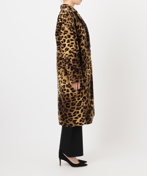 AP STUDIO（エーピーストゥディオ）の「レオパードコート（チェスターコート・レディース・キャメル・FREE）」の12枚目の写真