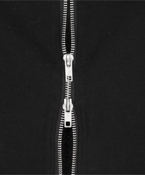 ANAP（アナップ）の「オフショルダー ダブルジップ 裏毛 トップス（その他トップス・レディース・グレー/ブラック・F）」の6枚目の写真