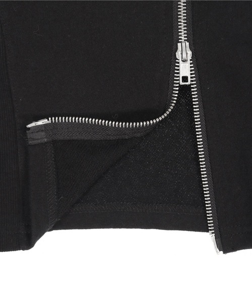 ANAP（アナップ）の「オフショルダー ダブルジップ 裏毛 トップス（その他トップス・レディース・グレー/ブラック・F）」の7枚目の写真