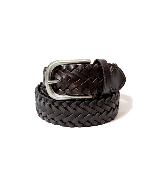 JACKROSE（ジャックローズ）の「TACHIYA 35mm ﾒｯｼｭﾍﾞﾙﾄ（ベルト・メンズ・ダークブラウン/ブラック・FREE）」の2枚目の写真