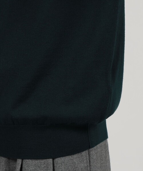 JOHN SMEDLEY(ジョンスメドレー)の「JOHN SMEDLEY TIBOR メリノウール ポロカラーニットシャツ(ニット/セーター・メンズ・ブルー/グリーン・M/S/L)」の10枚目の写真