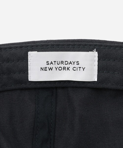 Saturdays NYC（サタデーズ ニューヨークシティ ）の「Miller Stacked Standard Cap（キャップ・メンズ・ネイビー/ブラック・FREE）」の17枚目の写真