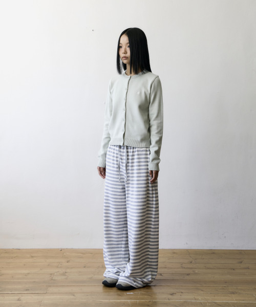 THECOLDESTMOMENT（ザコールデストモーメント）の「TCM stripe sweat pants (ivory/grey)（その他パンツ・レディース・その他・SMALL/MEDIUM）」の6枚目の写真