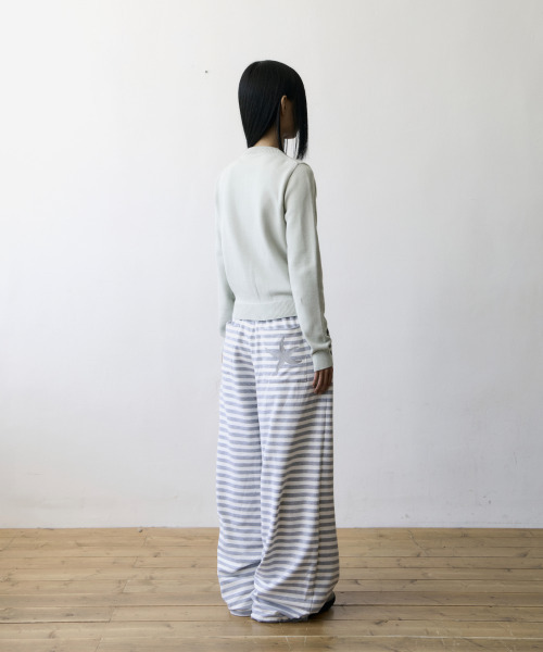 THECOLDESTMOMENT（ザコールデストモーメント）の「TCM stripe sweat pants (ivory/grey)（その他パンツ・レディース・その他・SMALL/MEDIUM）」の5枚目の写真