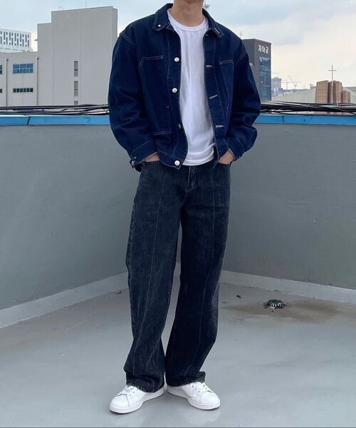 MUSINSA STANDARD（ムシンサスタンダード）の「クルーネック長袖Tシャツ[ホワイト]（Tシャツ/カットソー・メンズ・その他・XX-LARGE/XXX-LARGE/SMALL/MEDIUM/LARGE/X-LARGE）」の21枚目の写真