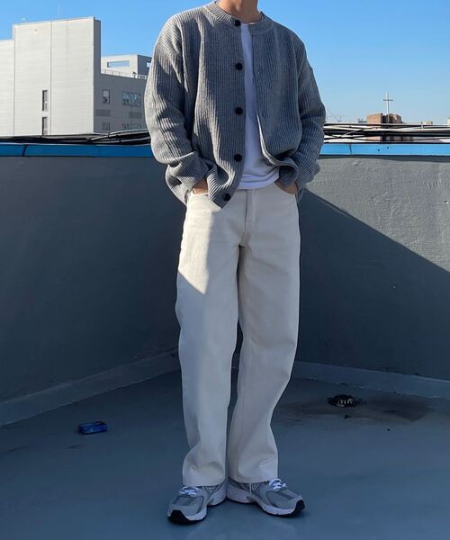 MUSINSA STANDARD（ムシンサスタンダード）の「クルーネック長袖Tシャツ[ホワイト]（Tシャツ/カットソー・メンズ・その他・XX-LARGE/XXX-LARGE/SMALL/MEDIUM/LARGE/X-LARGE）」の20枚目の写真