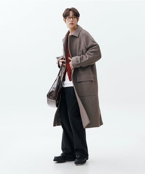 MUSINSA STANDARD（ムシンサスタンダード）の「クルーネック長袖Tシャツ[ホワイト]（Tシャツ/カットソー・メンズ・その他・XX-LARGE/XXX-LARGE/SMALL/MEDIUM/LARGE/X-LARGE）」の18枚目の写真