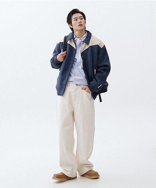 MUSINSA STANDARD（ムシンサスタンダード）の「クルーネック長袖Tシャツ[ホワイト]（Tシャツ/カットソー・メンズ・その他・XX-LARGE/XXX-LARGE/SMALL/MEDIUM/LARGE/X-LARGE）」の11枚目の写真