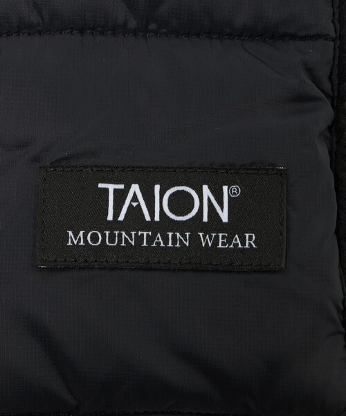TAION(タイオン)の「<TAION>マウンテン リバーシブル ダウンボア マフラー(マフラー・メンズ・ライトグレー/ネイビー/ブラック・FREE)」の14枚目の写真