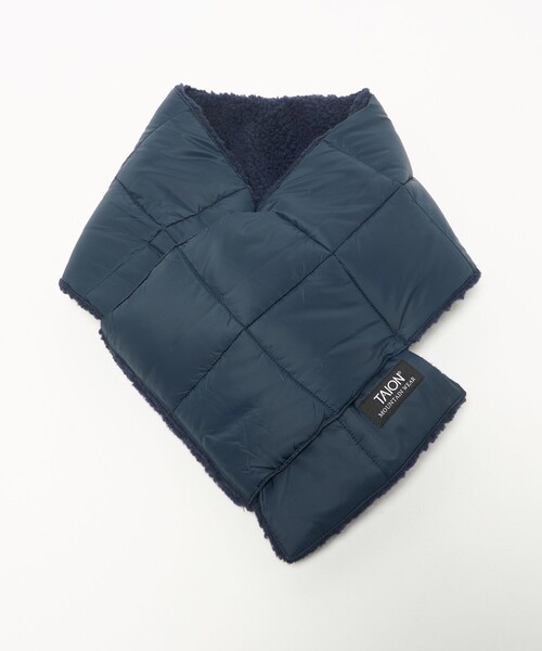 TAION(タイオン)の「<TAION>マウンテン リバーシブル ダウンボア マフラー(マフラー・メンズ・ライトグレー/ネイビー/ブラック・FREE)」の19枚目の写真