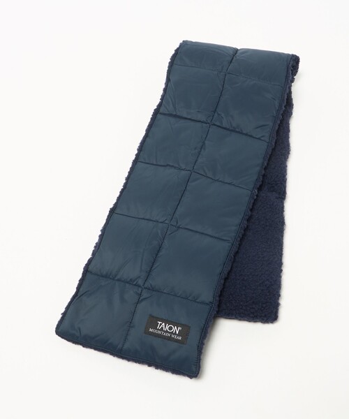 TAION(タイオン)の「<TAION>マウンテン リバーシブル ダウンボア マフラー(マフラー・メンズ・ライトグレー/ネイビー/ブラック・FREE)」の20枚目の写真