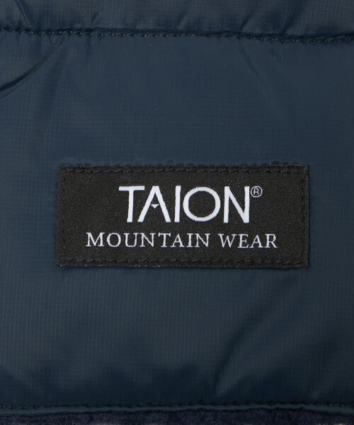 TAION(タイオン)の「<TAION>マウンテン リバーシブル ダウンボア マフラー(マフラー・メンズ・ライトグレー/ネイビー/ブラック・FREE)」の21枚目の写真