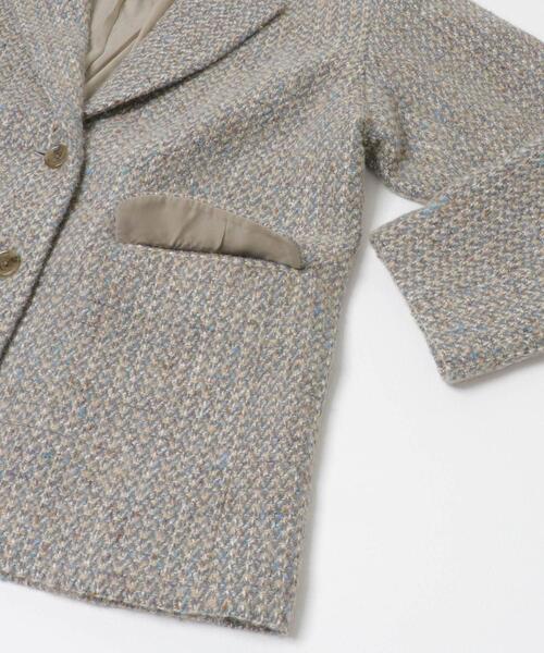 F by ROSSO（エフバイロッソ）の「F by ROSSO　『UR TECH』ミックスツイードジャコット（その他アウター・レディース・ベージュ/ブラウン・FREE）」の10枚目の写真