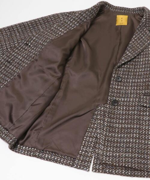 F by ROSSO（エフバイロッソ）の「F by ROSSO　『UR TECH』ミックスツイードジャコット（その他アウター・レディース・ベージュ/ブラウン・FREE）」の21枚目の写真