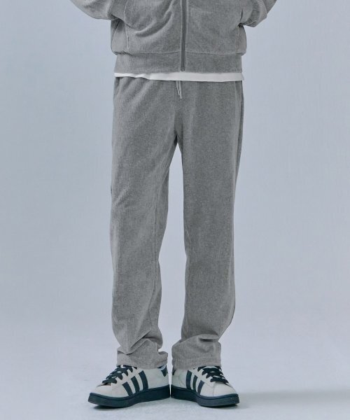 CHASECULT(チェイスカルト)の「男性 コーデュロイ ストレートパンツ-CFPK7241C0B(スウェットパンツ・メンズ・ライトグレー・70/76/82/86)」の4枚目の写真