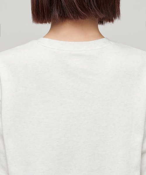 MUSINSA STANDARD WOMAN（ムシンサスタンダードウーマン）の「ウィメンズリラックスフィットクルーネックTシャツ[オートミール]（Tシャツ/カットソー・レディース・その他・SMALL/MEDIUM/LARGE/X-SMALL）」の4枚目の写真